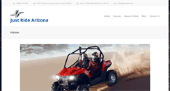 Desktop Screenshot of justridearizona.com