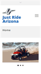 Mobile Screenshot of justridearizona.com
